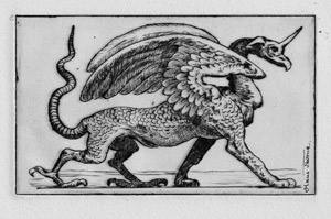 Lot 5418, Auction  115, Thoma, Hans, Der Drache I (mit geradem Horn)