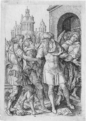 Lot 5425, Auction  115, Aldegrever, Heinrich, Loth und die Sodomiter.