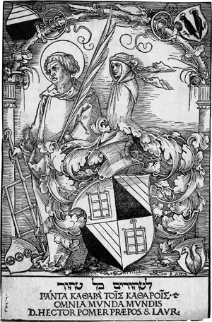 Lot 5445, Auction  115, Beham, Hans Sebald, Das Bücherzeichen des Hector Pömer