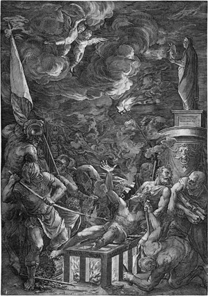 Lot 5482, Auction  115, Cort, Cornelis, Das Martyrium des hl. Laurentius