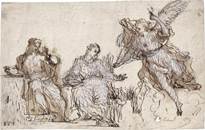 Lot 6629, Auction  115, Oberitalienisch, 18. Jh. Die Verkündigung