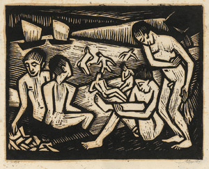Lot 7260, Auction  115, Maetzel, Emil, Badende Knaben