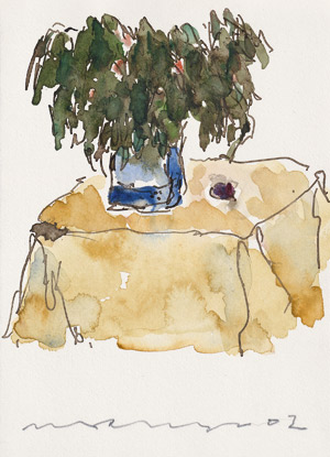 Lot 7270, Auction  115, Marwan, Ca 12 Blatt Briefe, Einladungen, Aquarelle und Druckgraphiken