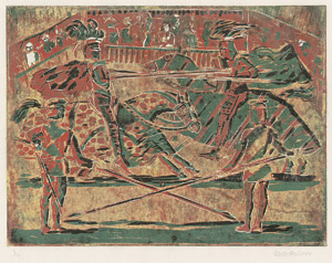 Lot 7287, Auction  115, Metzkes, Harald, Turnierkampf