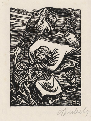 Lot 8087, Auction  115, Barlach, Ernst, Gruppe im Sturm