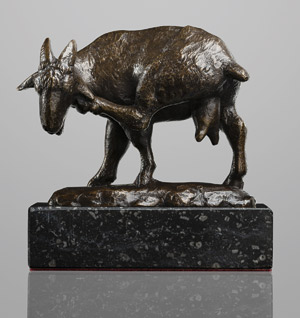 Lot 8259, Auction  115, Gaul, August, Ziege, sich kratzend