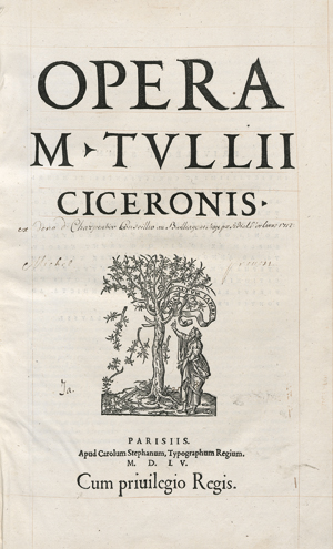 Lot 1058, Auction  116, Cicero, Marcus Tullius, Opera