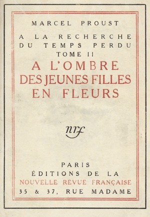 Lot 3462, Auction  116, Proust, Marcel, A l'ombre des jeunes filles en fleures