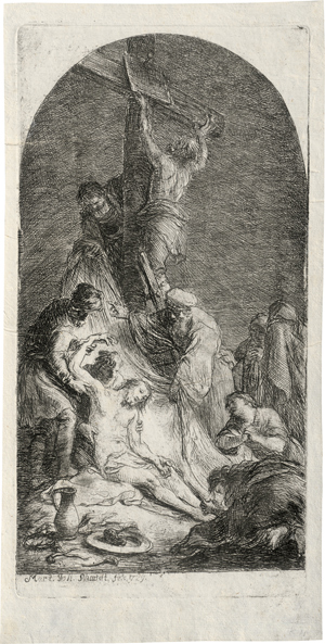 Lot 5306, Auction  116, Schmidt, Martin Johann, Die Kreuzabnahme