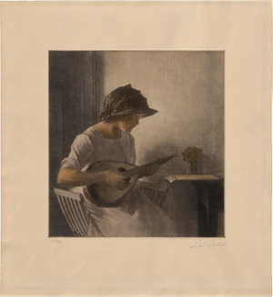 Lot 5367, Auction  116, Ilsted, Peter, Die Mandolinenspielerin