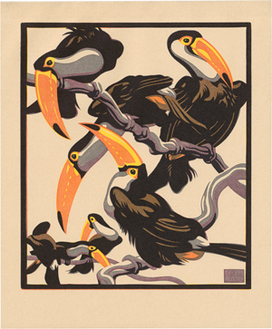 Lot 5420, Auction  116, Bresslern-Roth, Norbertine, Pfefferfresser