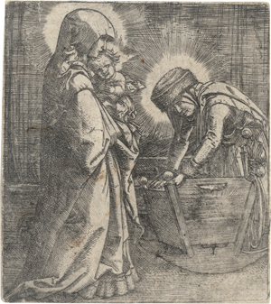 Lot 5462, Auction  116, Altdorfer, Albrecht, Die Jungfrau mit dem Kind und der hl. Anna an der Wiege