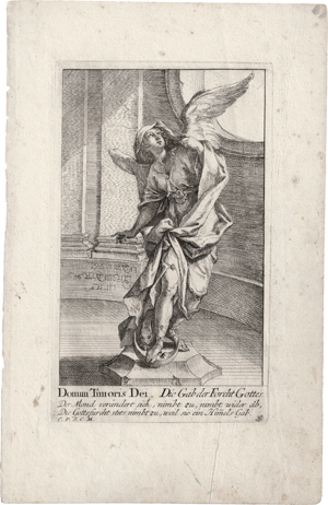 Lot 5481, Auction  116, Bergmüller, Johann Georg, Donum Fortitudinis - Die Gabe der Stärke