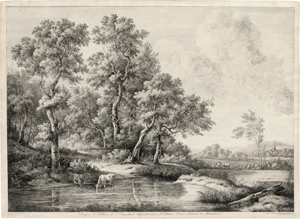 Lot 5486, Auction  116, Boissieu, Jean Jacques de, Die Landschaft mit dem Kuhhirten