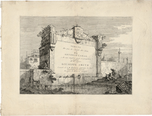Lot 5496, Auction  116, Canaletto, Titelblatt zu den Vedute