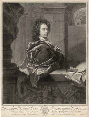 Lot 5523, Auction  116, Edelinck, Gérard, Selbstbildnisse Rigaud u. Philipp de Champaigne