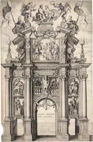 Lot 5698, Auction  116, Thulden, Theodoor van, Zwei ephemere Prunkarchitekturen