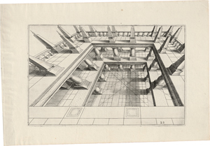 Lot 5719, Auction  116, Vredeman de Vries, Hans - nach, Blick in einen mehrstöckigen Hof