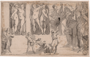 Lot 6649, Auction  116, Italienisch, Ende 16. Jh,. Figurenstudien