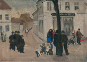 Lot 7030, Auction  116, Bernstein, Martha, Das Fahrradrennen am Confectionshaus
