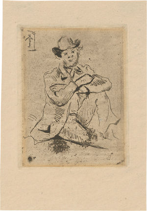 Lot 7057, Auction  116, Cézanne, Paul, Portrait du peintre Armand Guillaumin au pendu