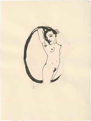 Lot 7180, Auction  116, Hampel, Angela, Frau mit Bogen; Frau mit Schlange