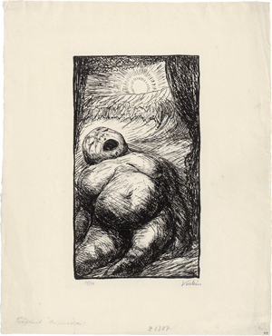 Lot 7257, Auction  116, Kubin, Alfred, Trägheit