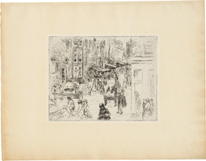 Lot 7278, Auction  116, Liebermann, Max, Sieben Radierungen