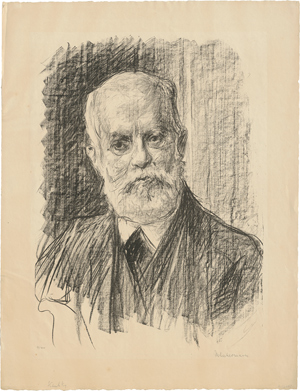 Lot 7280, Auction  116, Liebermann, Max, Bildnis Karl Kautsky