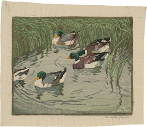 Lot 7440, Auction  116, Tüpke-Grande, Helene, Enten im Schilf