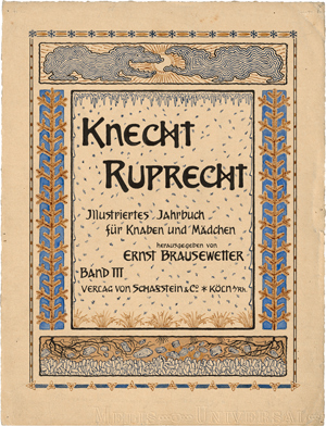 Lot 8521, Auction  116, Fidus, Titelentwurf zu Knecht Ruprecht
