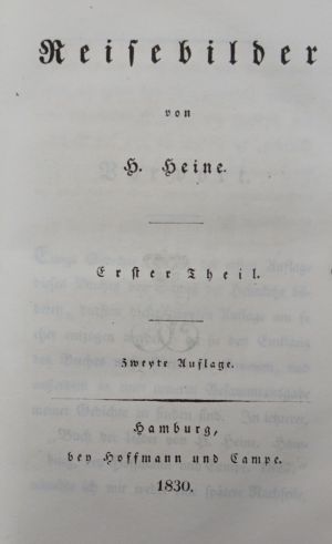 Lot 2064, Auction  117, Heine, Heinrich, Reisebilder