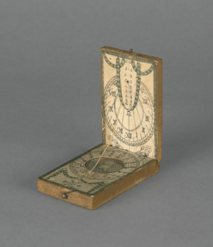 Lot 2864, Auction  117, Taschen-Sonnenuhr, Mit integriertem Kompass. 