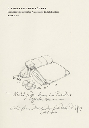 Lot 3119, Auction  117, Feuchtwanger, Lion und Zettl, Baldwin - Illustr., Die Einsamen (mit Originalzeichnung)