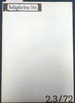 Lot 3305, Auction  117, Notpforten-Straße, Zeitschrift für zeitgenössische Kunst, 10 Hefte