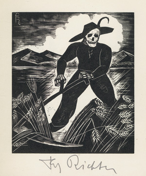 Lot 3343, Auction  117, Richter, Fritz, Der Bauerntotentanz