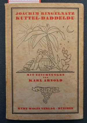 Lot 3345, Auction  117, Ringelnatz, Joachim, Kuttel-Daddeldu + Turngedichte