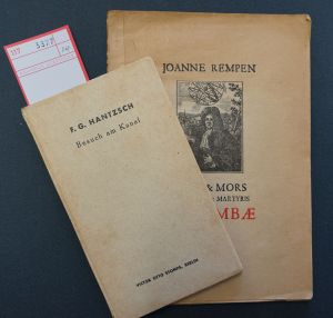 Lot 3377, Auction  117, Hantzsch, Friedrich Georg und Stomps, Victor Otto, Besuch am Kanal (und Beigabe)