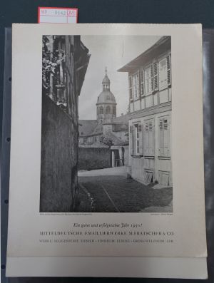 Lot 3542, Auction  117, Renger-Patzsch, Albert, Mitteldeutsche Emaillierwerke M. Fratscher (Kalender)