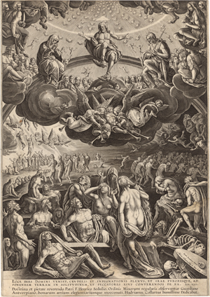 Lot 5049, Auction  117, Collaert, Adriaen, Das jüngste Gericht