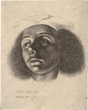 Lot 5098, Auction  117, Hollar, Wenzel, Kopf eines jungen Mannes