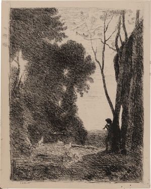 Lot 5324, Auction  117, Corot, Camille, Le Petit Berger