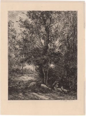 Lot 5326, Auction  117, Daubigny, Charles-François, Le Berger et la Bergère