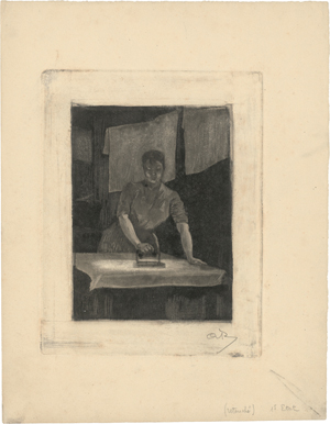 Lot 5418, Auction  117, Rassenfosse, Armand, La repasseuse I