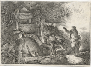 Lot 5467, Auction  117, Castiglione, Giovanni Benedetto, Die Auferweckung das Lazarus