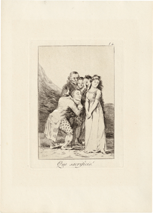 Lot 5517, Auction  117, Goya, Francisco de, Que sacrificio!