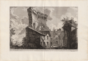 Lot 5612, Auction  117, Piranesi, Giovanni Battista, Veduta dell'Avanzo del Mausoleo di S. Elena
