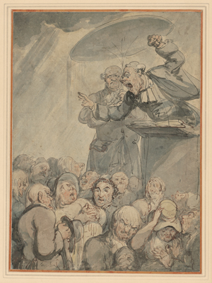 Lot 6979, Auction  117, Rowlandson, Thomas, Prediger vor dem Volk
