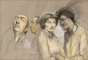 Lot 8107, Auction  117, Grützke, Johannes, Zwiegespräche