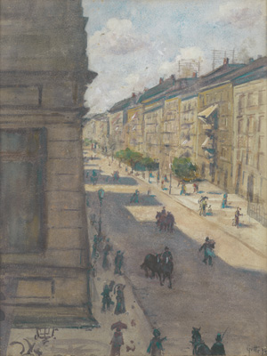 Lot 256, Auction  118, Gette, Oswald, Berliner Straßenszene